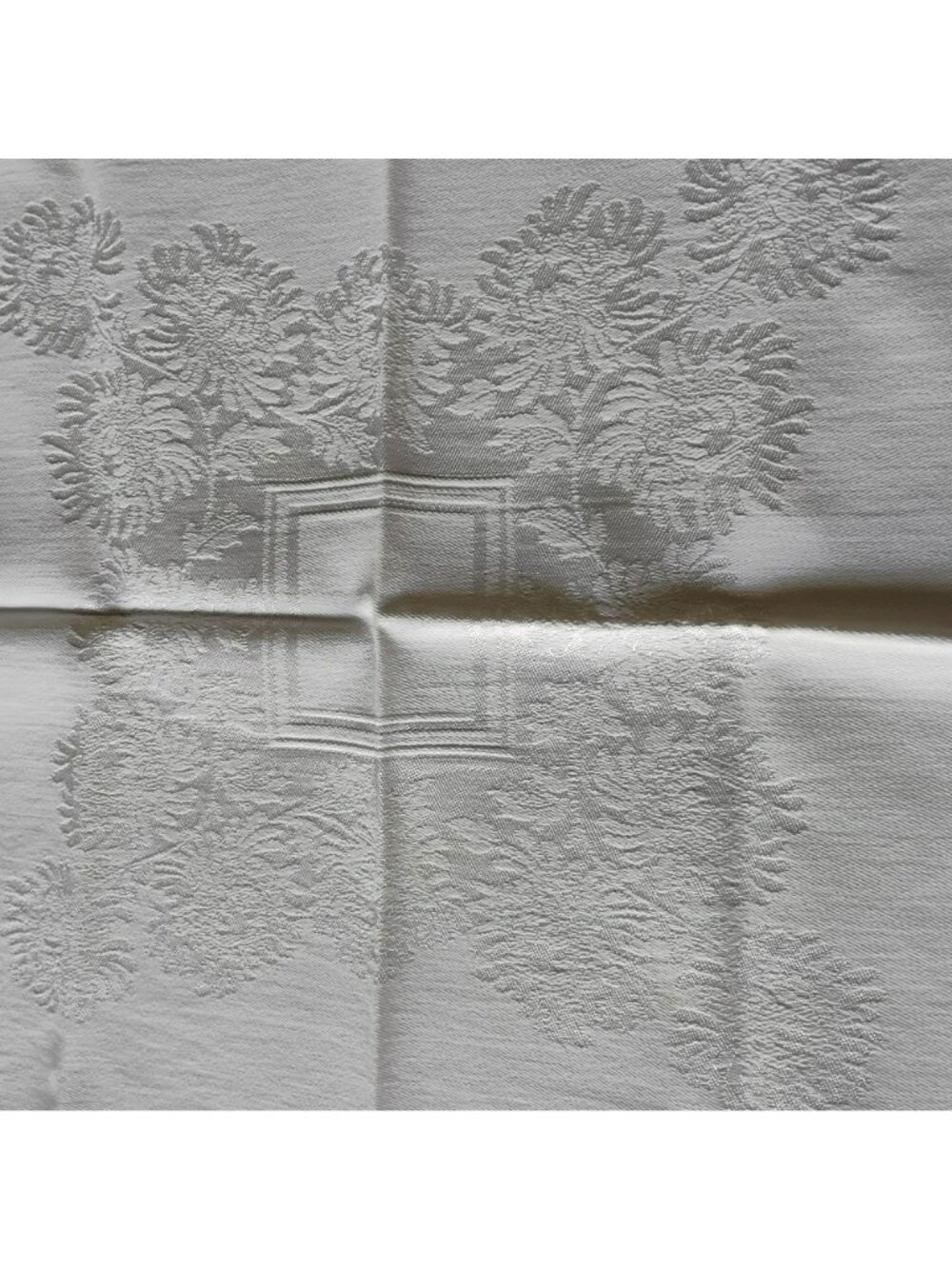 Vintage Kemp & Beatley White Damask Napkins Set Of 2 Cotton blend Czech Republic - Picture 5 of 6